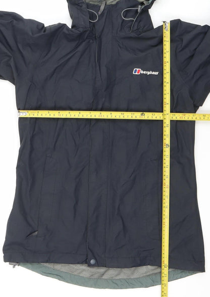 Berghaus Womens Blue Waterproof Hooded Rain Jacket Size 10