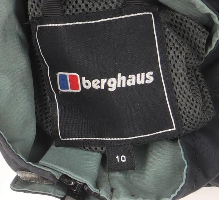 Berghaus Womens Blue Waterproof Hooded Rain Jacket Size 10