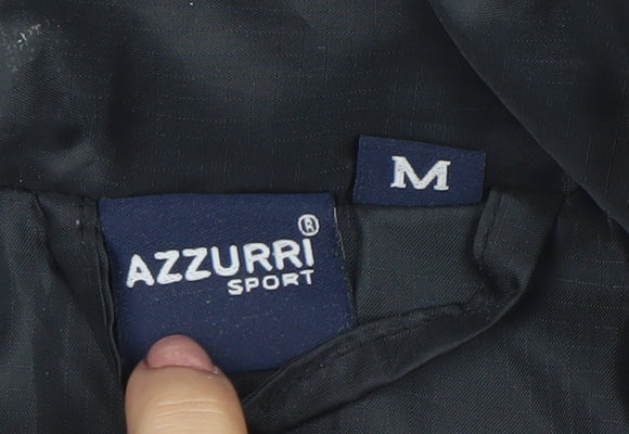 Mens UK Size M Azzurri Sport Black Sports Jacket