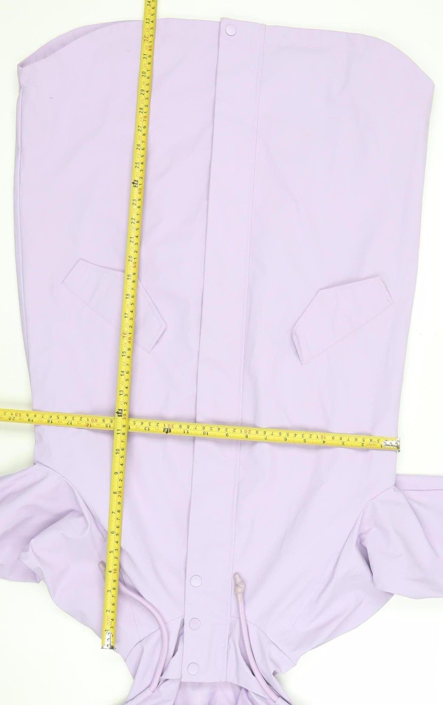 Primark Women’s Purple Waterproof Hooded Rain Coat XS