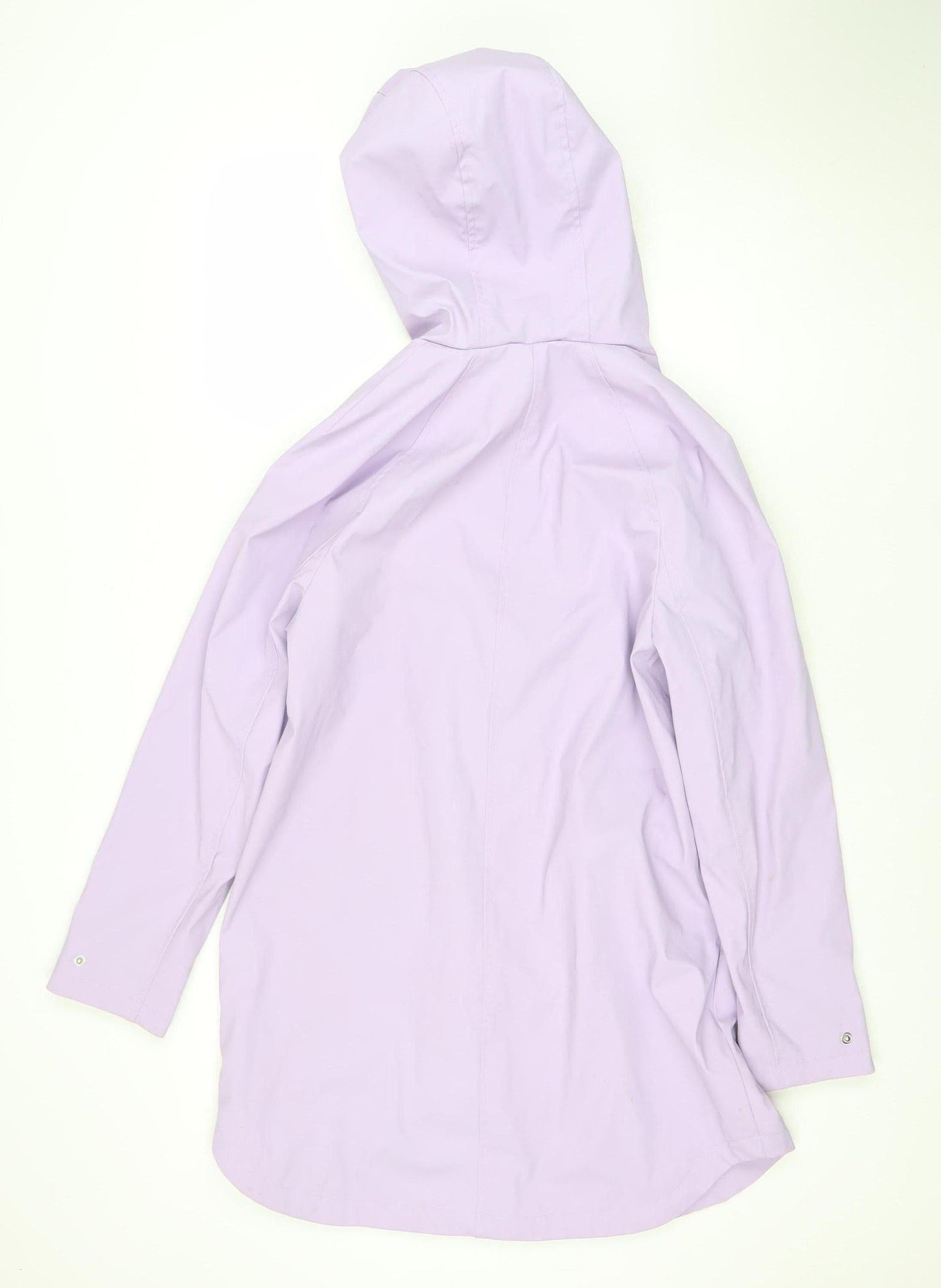 Primark Women’s Purple Waterproof Hooded Rain Coat XS