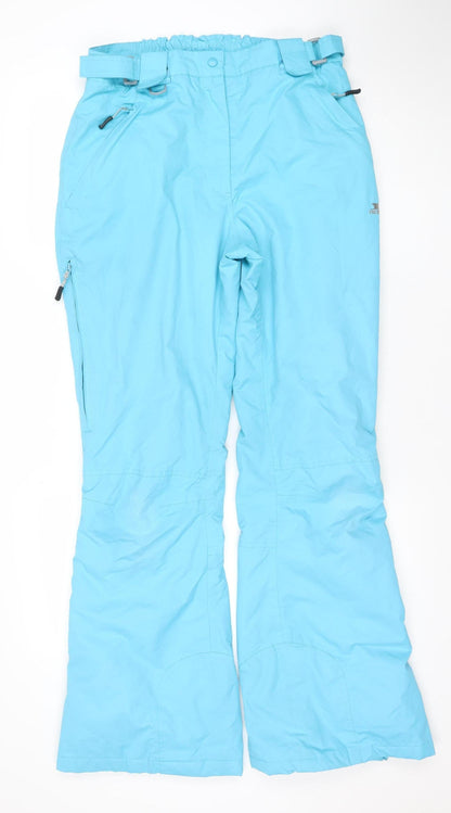 Trespass Womens Blue Waterproof Snow Pants M Waterproof Windproof Taped Seams