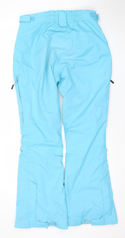 Trespass Womens Blue Waterproof Snow Pants M Waterproof Windproof Taped Seams