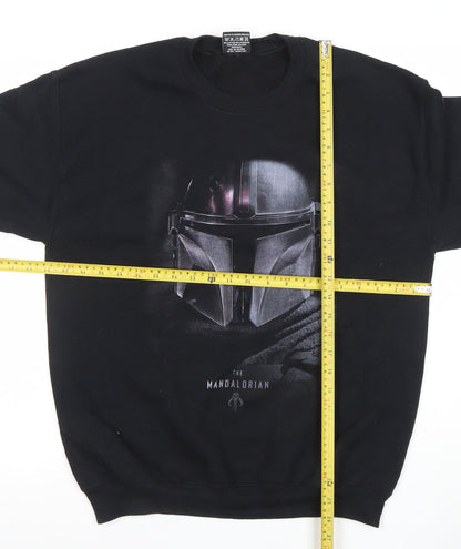 Mens UK Size M ABSOLUTE CULT Black Pullover Sweatshirt