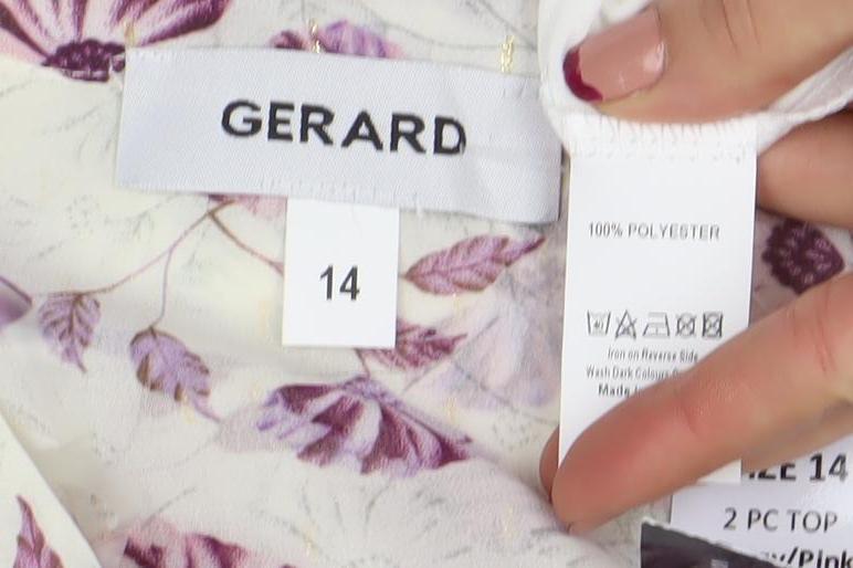 Womens UK Size 14 GERARD Multicoloured Tunic Blouse