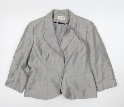 Womens UK Size 12 Precis Regular Grey Blazer