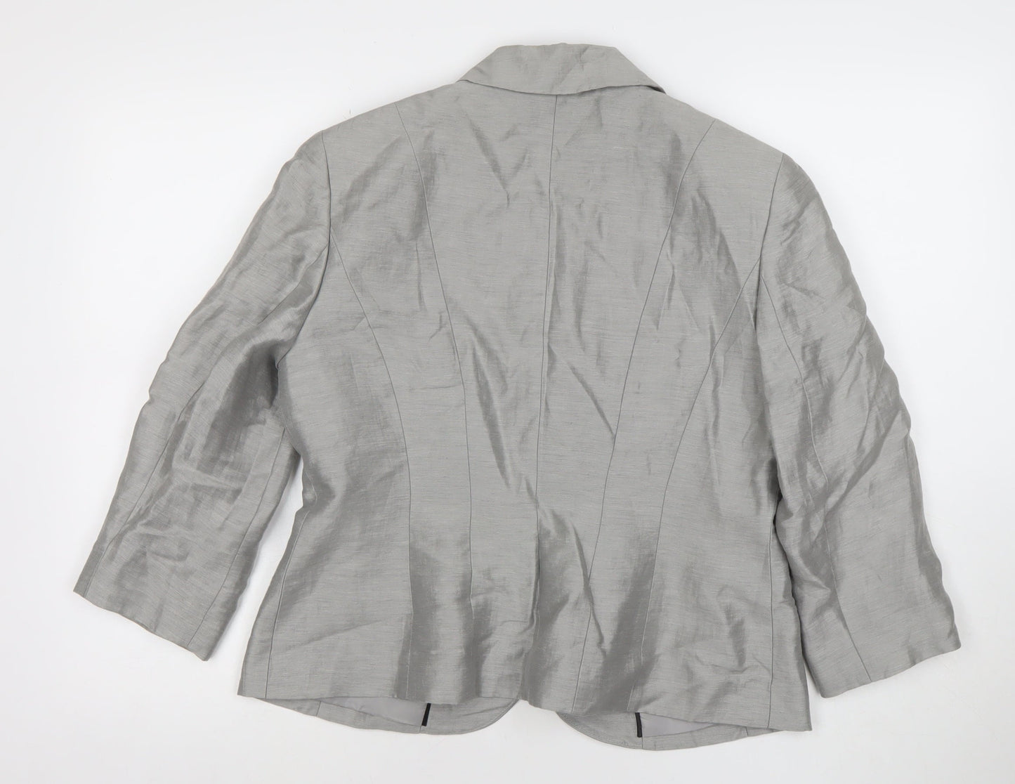 Womens UK Size 12 Precis Regular Grey Blazer