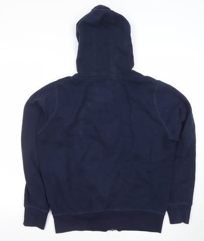 Mens UK Size S TVOE Blue Full Zip Hoodie