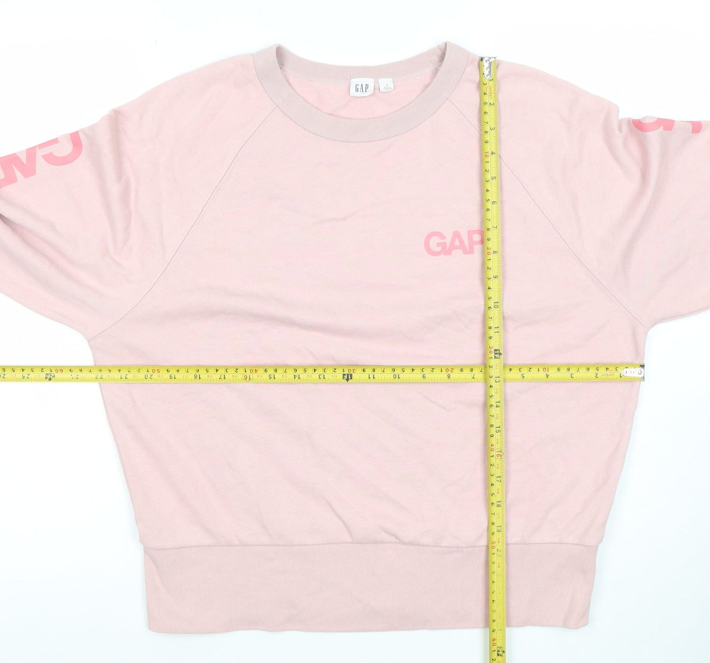 Womens UK Size M Gap Pink Pullover Sweatshirt