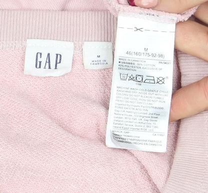 Womens UK Size M Gap Pink Pullover Sweatshirt