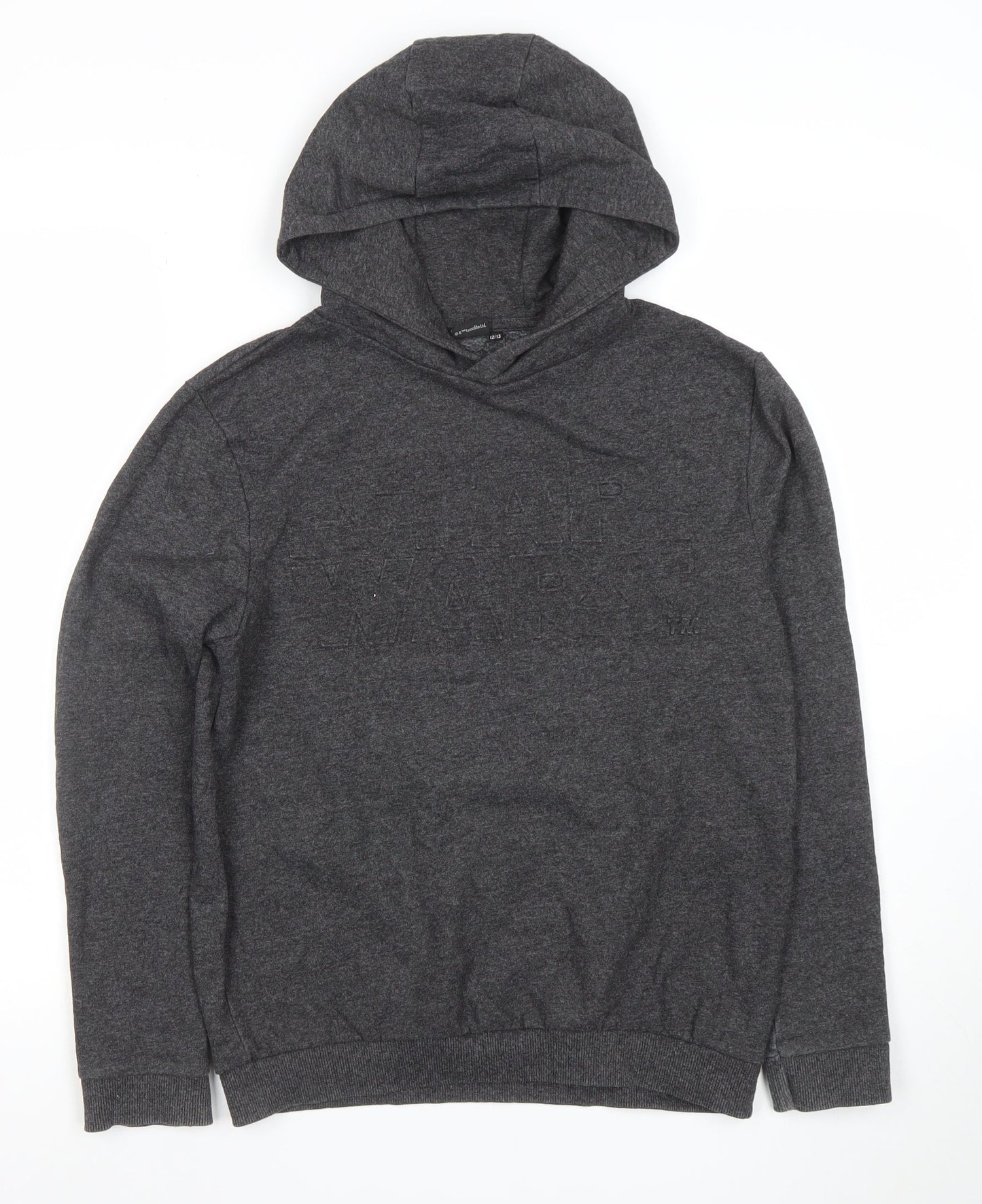 Boys UK Size 12-13 Years Star Wars Grey Pullover Hoodie