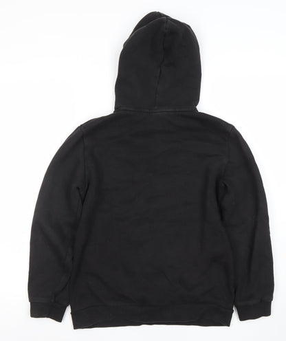 Boys UK Size 13-14 Years PUMA Black Pullover Hoodie