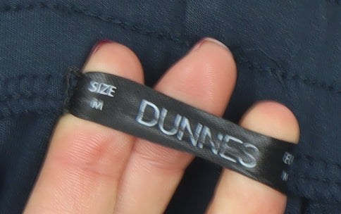 Dunnes Women’s Blue Jogger Trousers Size M Cotton Blend