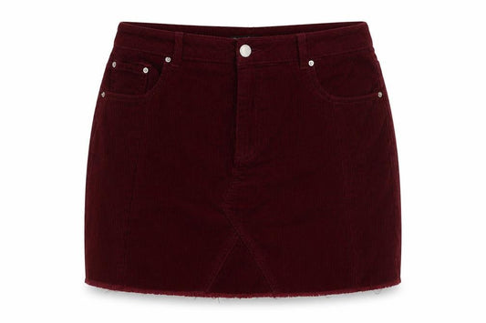 Womens UK Size 14 Miss Selfridge Straight & Pencil Corduroy Skirt