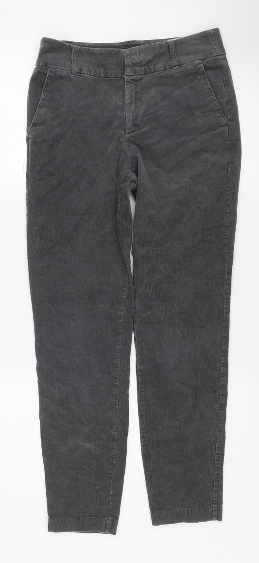 Womens UK Size 8 Part Two Regular Fit Chino Grey Trousers