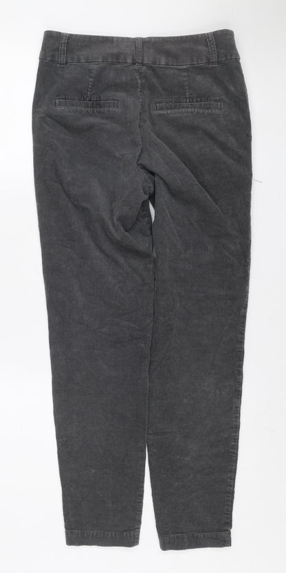 Womens UK Size 8 Part Two Regular Fit Chino Grey Trousers