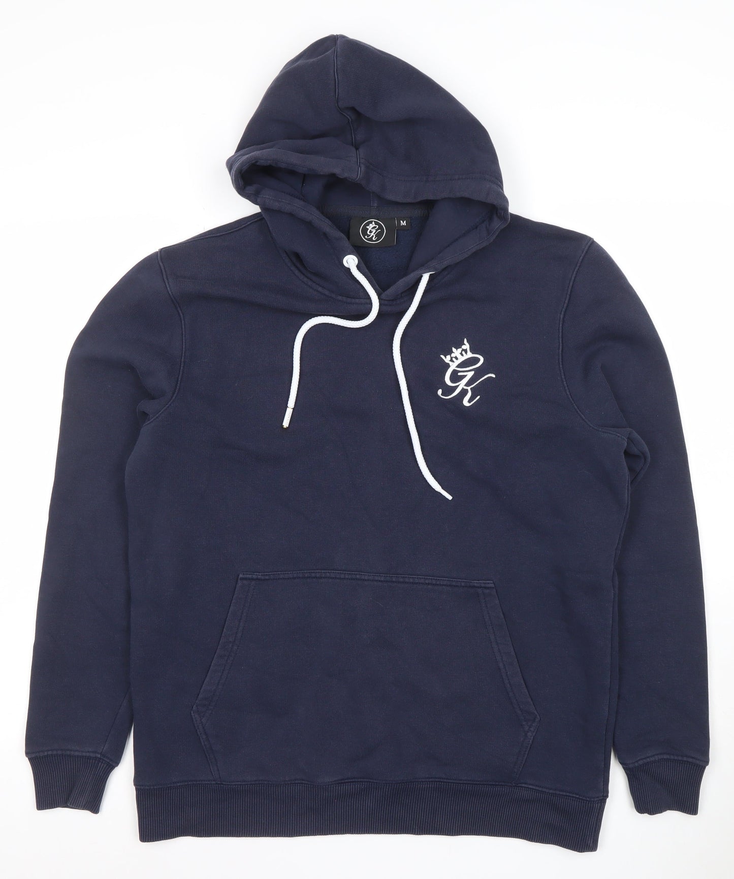 Mens UK Size M Gym King Blue Pullover Hoodie