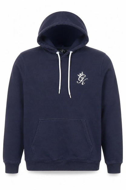 Mens UK Size M Gym King Blue Pullover Hoodie
