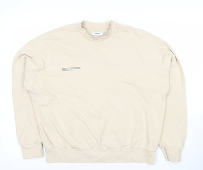 Womens UK Size S Pangaia Beige Pullover Sweatshirt