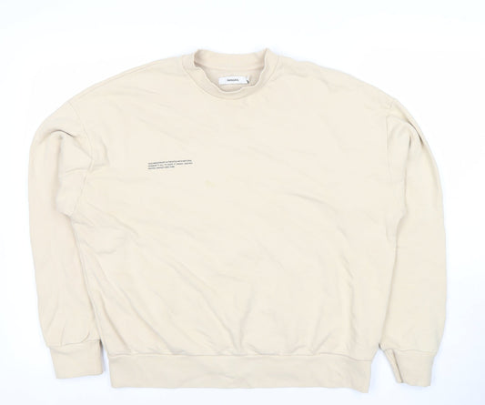 Womens UK Size S Pangaia Beige Pullover Sweatshirt