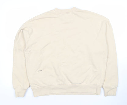 Womens UK Size S Pangaia Beige Pullover Sweatshirt