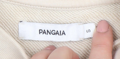 Womens UK Size S Pangaia Beige Pullover Sweatshirt