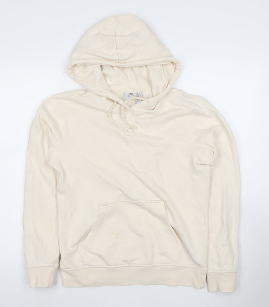 Adidas Women’s Beige Pullover Hoodie Size 4 Cotton Casual