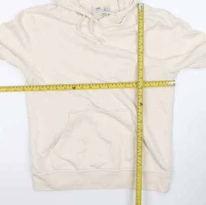 Adidas Women’s Beige Pullover Hoodie Size 4 Cotton Casual