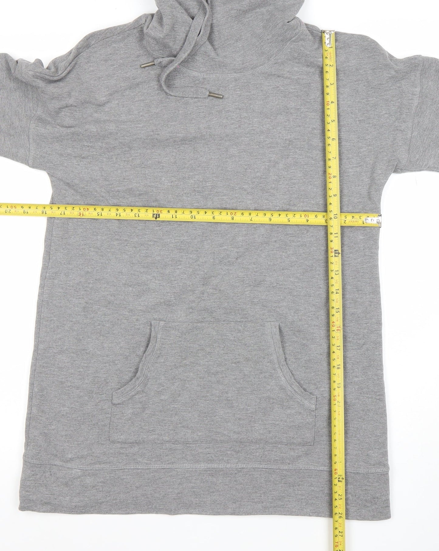 Womens UK Size 12 Marks and Spencer Grey Tunic Sweatshirt