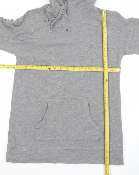Womens UK Size 12 Marks and Spencer Grey Tunic Sweatshirt