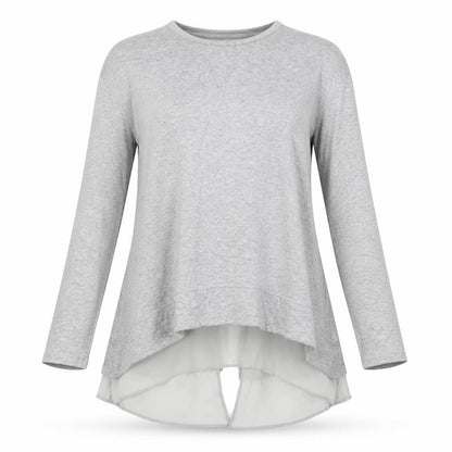 Womens UK Size 8 Firetrap Grey Tunic Blouse