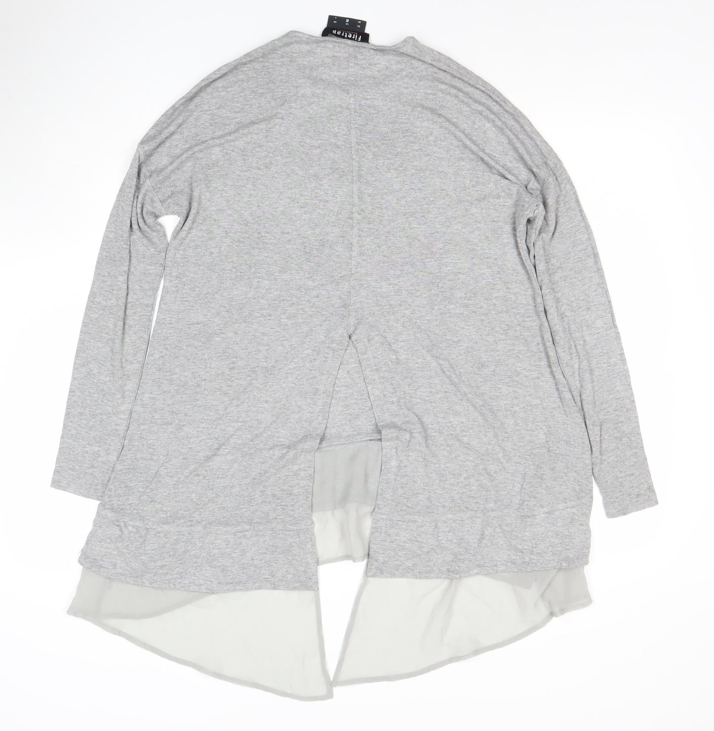 Womens UK Size 8 Firetrap Grey Tunic Blouse