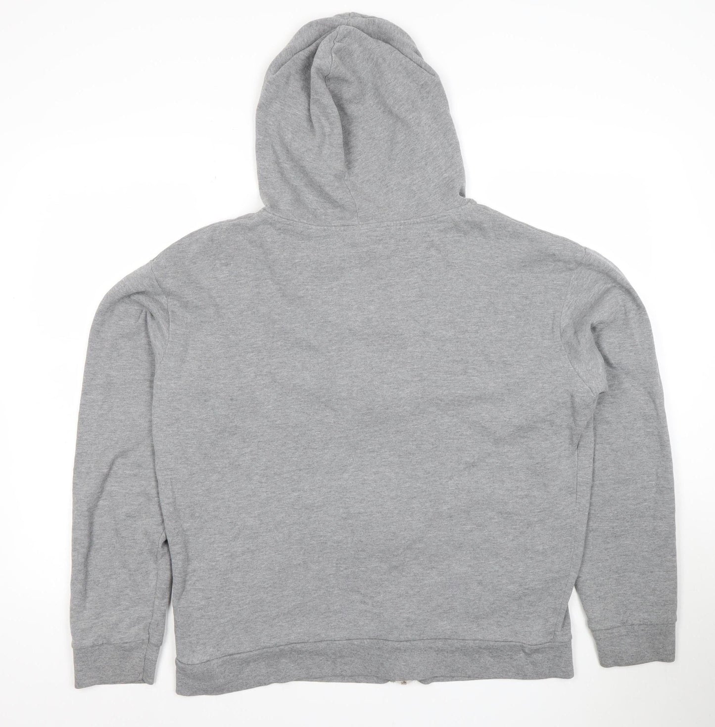 Womens UK Size 12 Topshop Grey Full Zip Hoodie