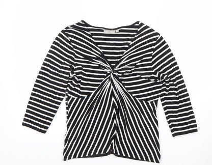 Womens UK Size M CC Petite Black Tunic Blouse