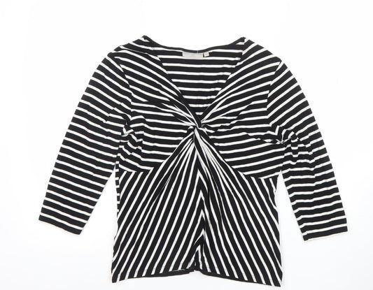 Womens UK Size M CC Petite Black Tunic Blouse