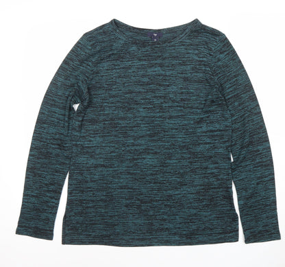 Gap Women’s Blue Long Sleeve Jersey T-Shirt Size M