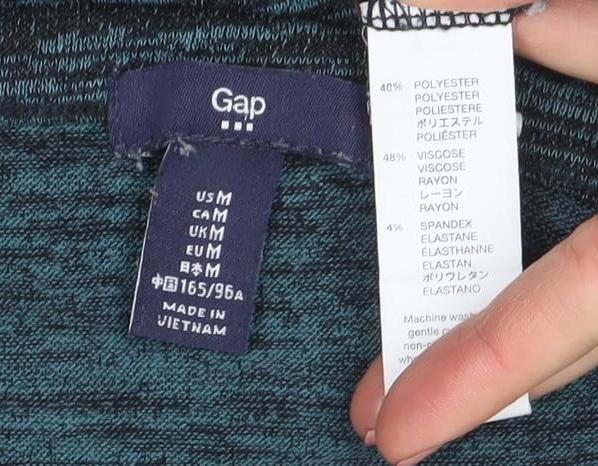 Gap Women’s Blue Long Sleeve Jersey T-Shirt Size M