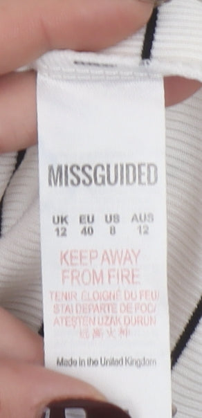 Womens UK Size 12 Missguided Bodycon Dress