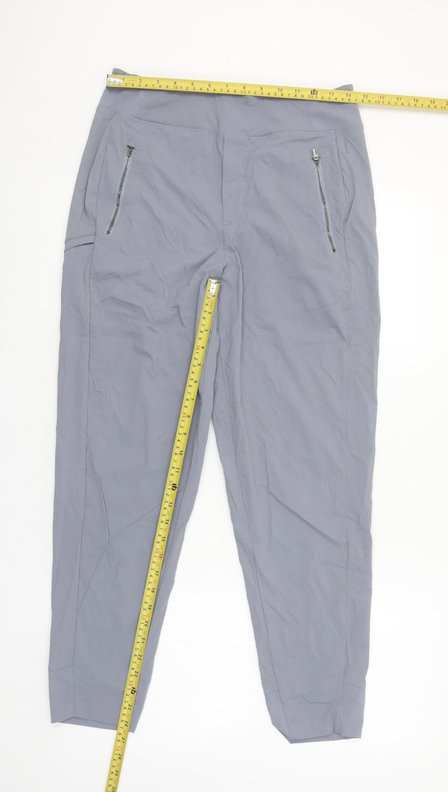 Womens UK Size 10 Athleta Regular Fit Jogger Grey Trousers