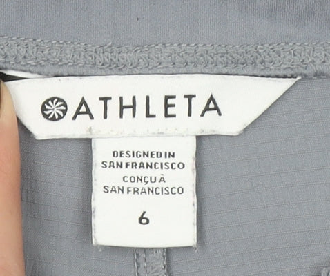 Womens UK Size 10 Athleta Regular Fit Jogger Grey Trousers