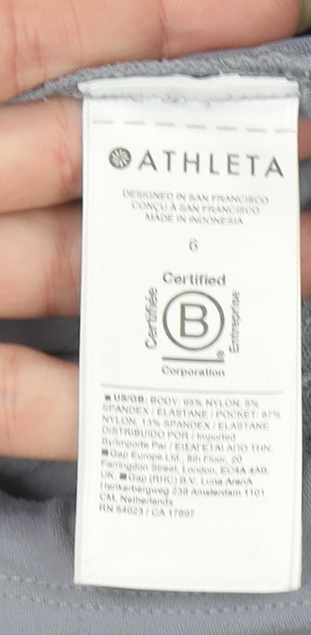 Womens UK Size 10 Athleta Regular Fit Jogger Grey Trousers