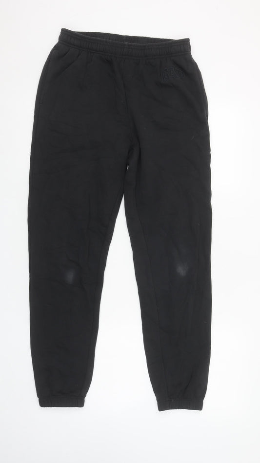 GAP Women's Black XS Jogger Sweatpants Elastic Waist Fleece