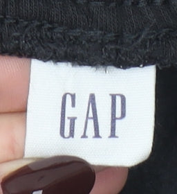Womens UK Size XS Gap Regular Fit Jogger Black Trousers