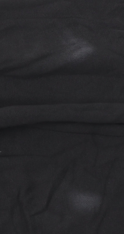 Womens UK Size XS Gap Regular Fit Jogger Black Trousers