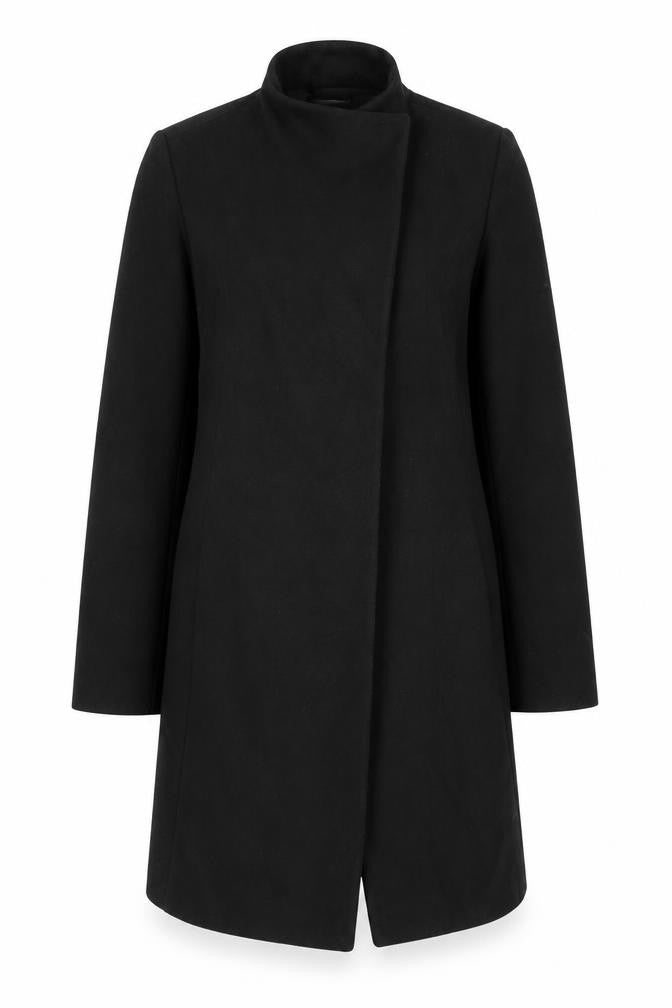 Womens UK Size S LOVE2WAIT Black Trench Coat