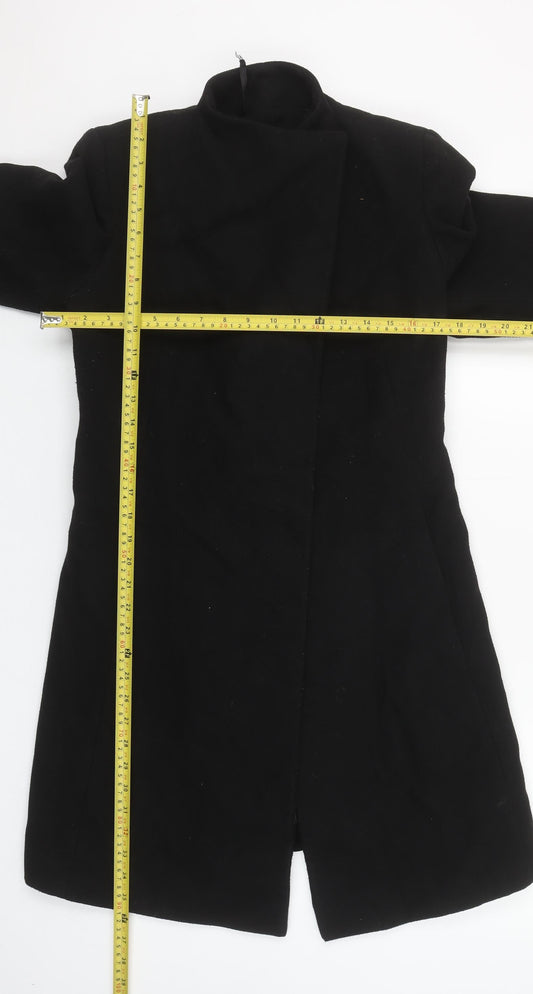 Womens UK Size S LOVE2WAIT Black Trench Coat