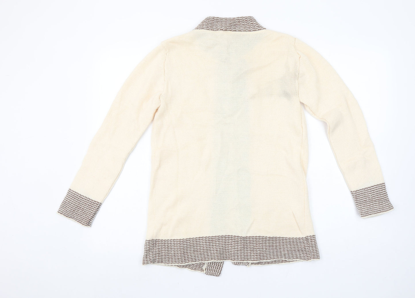 Womens UK Size 12 Keynote Beige Cardigan Jumper