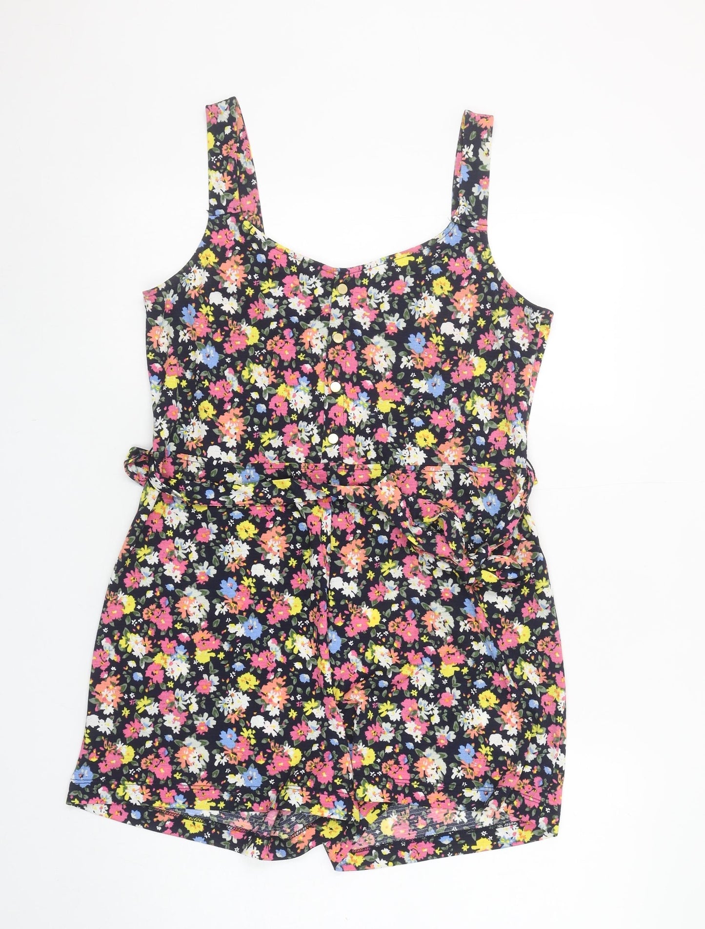 Womens UK Size S St. Bernard One-Piece Multicoloured Playsuit