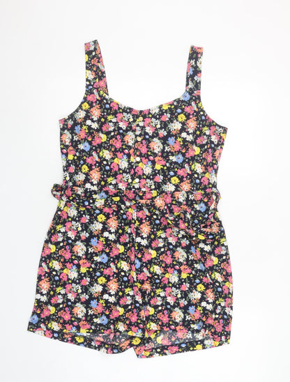 Womens UK Size S St. Bernard One-Piece Multicoloured Playsuit