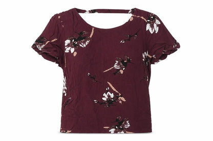 Womens UK Size M VILA Purple Basic Blouse